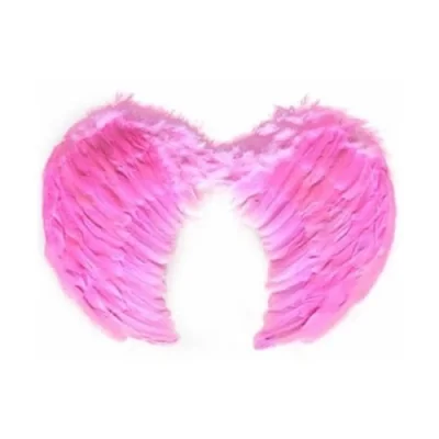  Pembe Melek Kanadı Kostümü Küçük