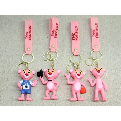 BUĞZ Pembe Panter Silikon Anahtarlık