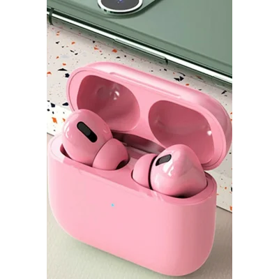 BUĞZ Pembe Renkli Kablosuz Kulak İçi Kulaklık, Bluetooth 5.0 Bağlantılı ve Dokunmatik Kontrol Özellikli
