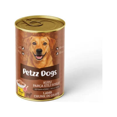 BUĞZ Petzzdogs Kuzu Etli Yetişkin Köpek Konservesi 400 gr 1 Adet