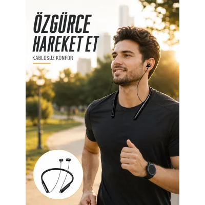 BUĞZ PG-100 Kablosuz Bluetooth Kulaklık Yeni Nesil