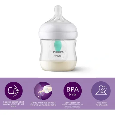 BUĞZ Philips Avent Natural Response Anti-Colic PP Biberon 125 ml +0 ay