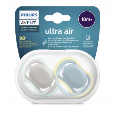 BUĞZ Philips Avent SCF349/01 Ultra Air Emzik 18 Ay+ 2li Erkek