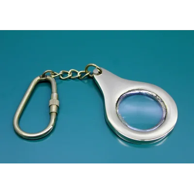 BUĞZ Pirinç Büyüteç Anahtarlık Mini Boy