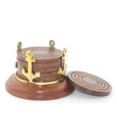  Pirinç Çapalı Bardak Altı Model 1