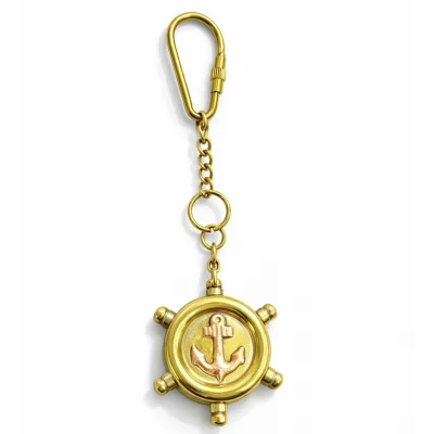 BUĞZ Pirinç Dümen Anahtarlık - Model 1