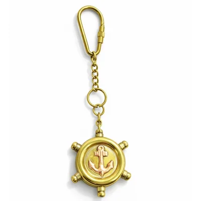 BUĞZ Pirinç Dümen Anahtarlık - Model 1