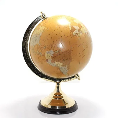 BUĞZ Pirinç Dünya Küre 47 Cm