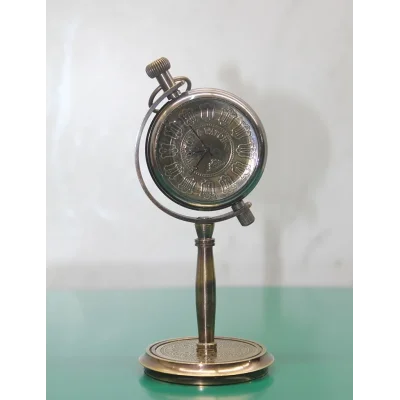 BUĞZ Pirinç Masa Üstü Saat 16186