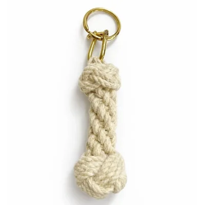 BUĞZ Pirinç Örgü Halat Tasarım Anahtarlık