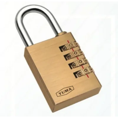 BUĞZ Pirinç Şifreli Asma Kilit - 4 Basamaklı 40mm