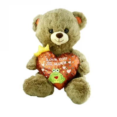 BUĞZ PJH2323 PELUŞ 30CM I LOVE YOU KALPLİ AYI -VRD