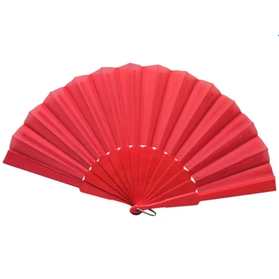 BUĞZ Plastik Kumaş Yelpaze 12li Kırmızı