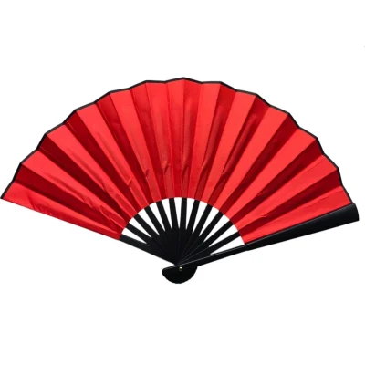 BUĞZ Plastik Kumaş Yelpaze 12li Kırmızı