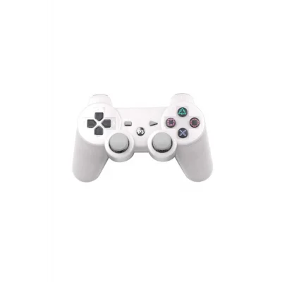 BUĞZ Playstation 3 uyumlu beyaz bluetooth joystick kablosuz bağlantılı oyun kolu - Elektronik