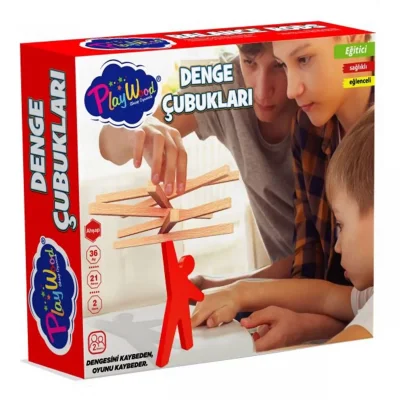  Playwood Ahşap Denge Çubukları