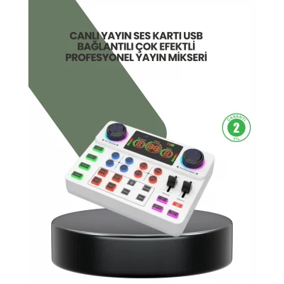 BUĞZ Podcast Karaoke ve Sosyal Medya Yayınları İçin Ses Kartı