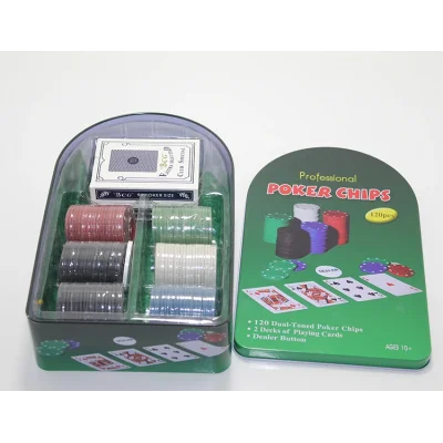 BUĞZ Poker Oyunu 100 Chip Ve 2 Adet İskambil Kağıt Setine Sahip Poker Oyunu No 2