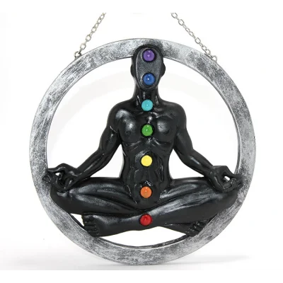 BUĞZ Polyester Duvara Asmalı 7 Chakra Pano