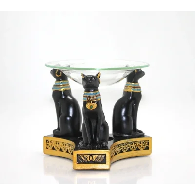 BUĞZ Polyester Mısır Kedisi Buhurdanlık