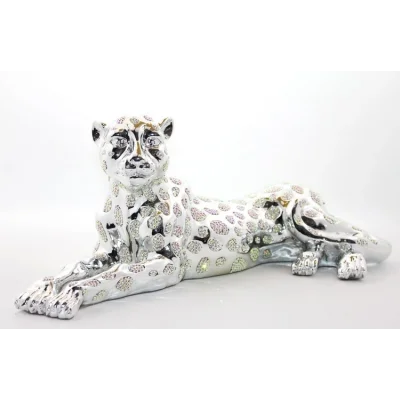 BUĞZ Polyester Oturan Kaplan Figürü