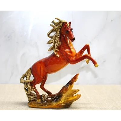 BUĞZ Polyester Şahlanmış At Figürü Alk4590