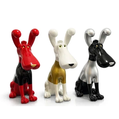 BUĞZ Polyester Sevimli Köpek Figürü Alk4557