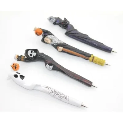  Polyester Tükenmez Kalem Cadılar Bayramı Temalı