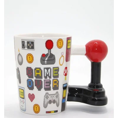 BUĞZ Porselen Game Over Kupa Bardak Model 4