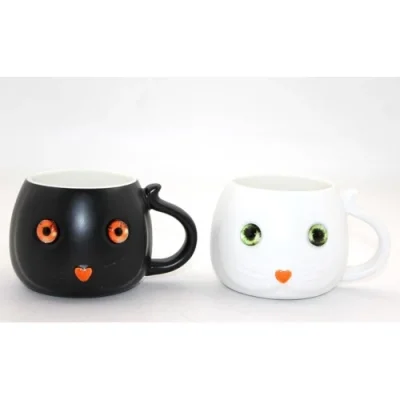  Porselen Kedili Kupa Bardak