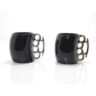  Porselen Muşta Tasarımlı Kupa Bardak