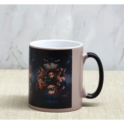 BUĞZ Porselen Renk Değiştiren Demon Slayer Kupa Bardak Aalk380