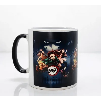 BUĞZ Porselen Renk Değiştiren Demon Slayer Kupa Bardak Aalk383