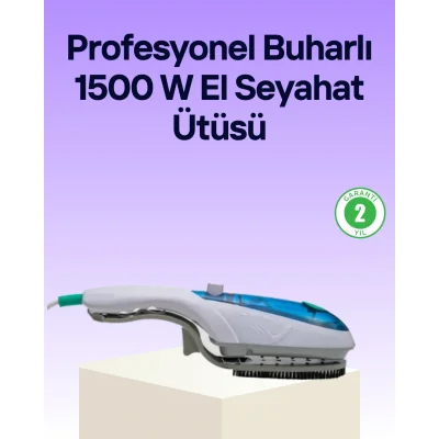 BUĞZ Portatif Buharlı Ütü Pratik Seyahat Tipi Kırışıklık Açıcı