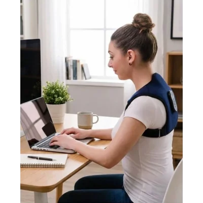 BUĞZ Postür Düzeltici Masaj Kemeri Titreşim Isıtma ve Destek Sistemi