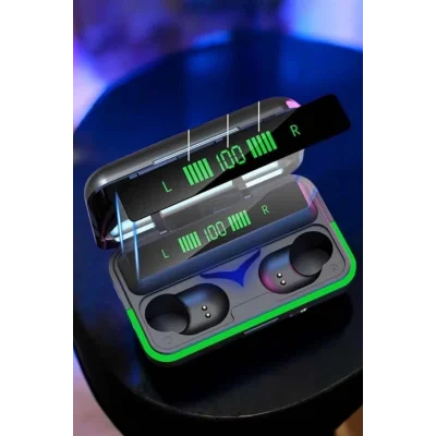  Powerbank Özellikli Kablosuz Bluetooth Kulaklık RGB Işıklı