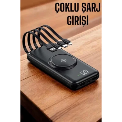 BUĞZ Powerbank Taşınabilir 10.000 Mah Hızlı Şarj Dijital Göstergeli
