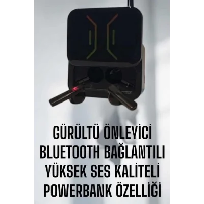  Powerbankli Bluetooth Kulaklık Yüksek Ses Kaliteli Kablosuz