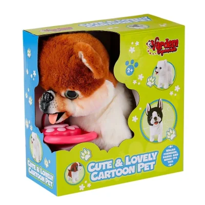  PR66699-26 Yürüyen Tasmalı Peluş Köpek