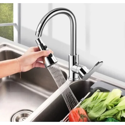 BUĞZ Pratik 3 Fonksiyonlu Metalik Musluk Başlığı