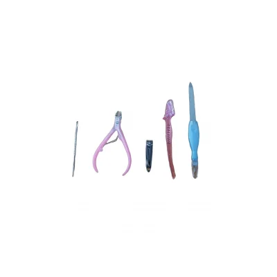  Pratik 5 Parça El Ayak Bakım Manikür Pedikür Seti