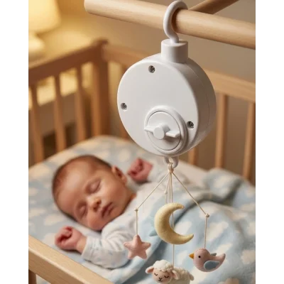 BUĞZ Pratik Bebek Uyutucu Müzikli Mekanik Müzik Kutusu Asılabilir Bebek Aksesuarı