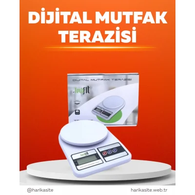  Pratik ve Şık Tasarımıyla Dijital Mutfak Tartısı