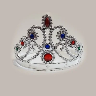  Prenses Parti Tacı Gümüş Rengi 1 Adet