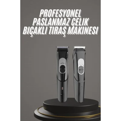BUĞZ Pro Şarjlı Saç Sakal Tıraş Makinesi Ense Kesme Makinesi Lazer Öncesi Kısaltma