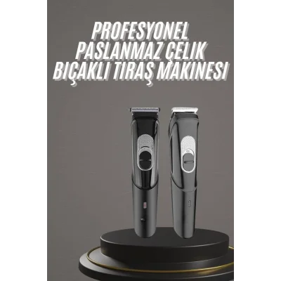 BUĞZ Pro Şarjlı Saç Sakal Tıraş Makinesi Ense Kesme Makinesi Lazer Öncesi Kısaltma - BUĞZ