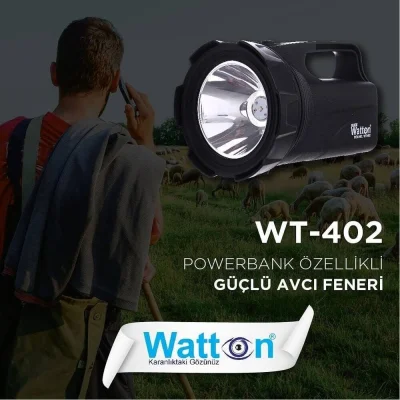 BUĞZ Profesyonel Avcı Feneri 30 W Gücünde Wt-402