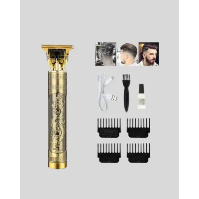 BUĞZ Profesyonel Çizik Tıraş Makinesi – T Çelik Bıçaklı, 120 Dakika Şarjlı Kullanım, 3 Başlıklı - Lisinya