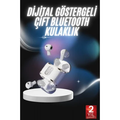  Profesyonel Dijital Göstergeli Düşük Gecikme Bluetooth Kulaklık Çift Kulaklık