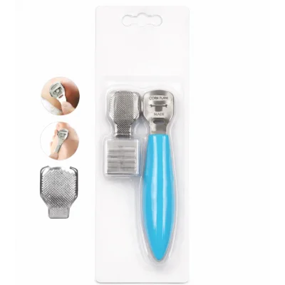 BUĞZ Profesyonel Nasır Raspası ve Paslanmaz Topuk Rendesi Ayak Bakım Seti